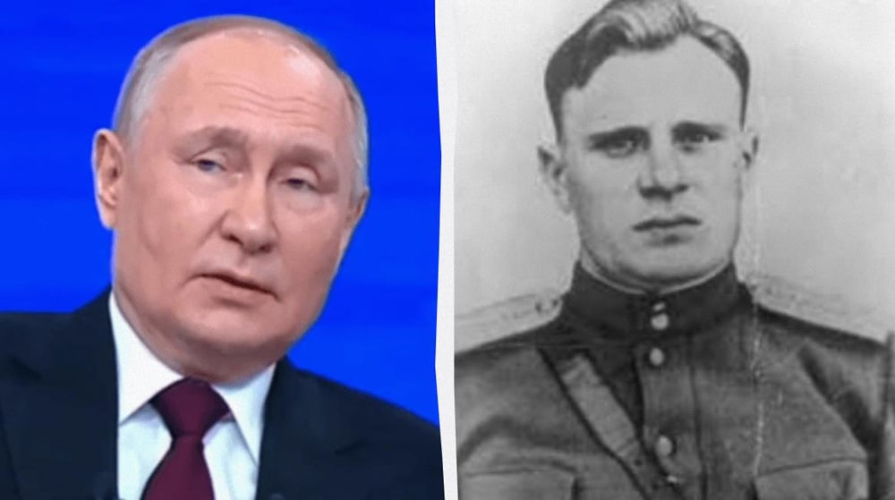 Коллаж: Путин и Берест