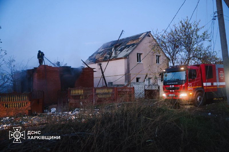 Последствия российских обстрелов Харьковщины
