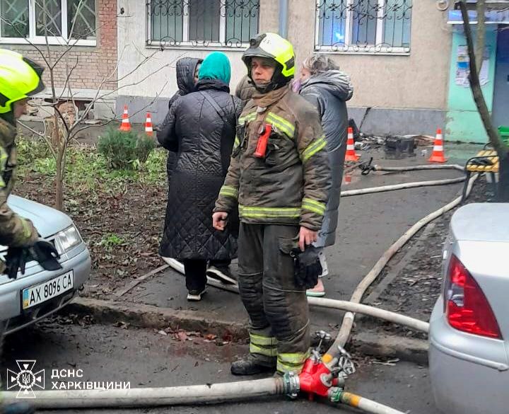У Харкові ліквідували пожежу в багатоповерхівці, де загинула людина: що відомо