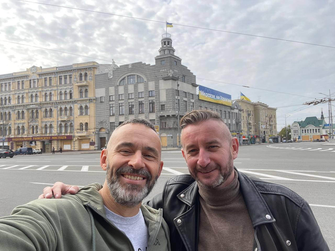 Всеволод Кожемяко та Сергій Жадан