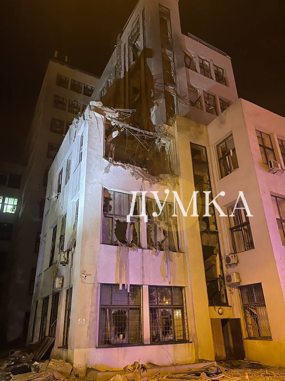 Держпром у Харкові після обстрілу