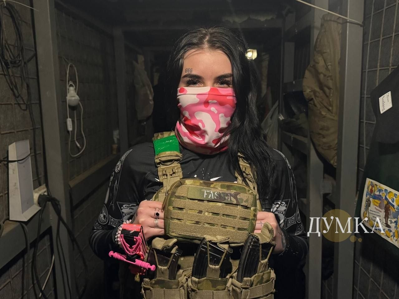 Боец 25 бригады Лиза