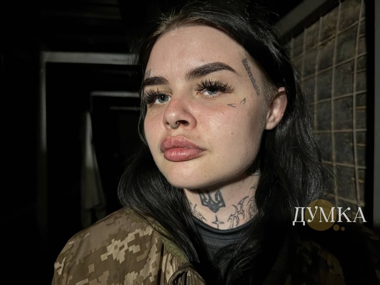 Боец 25 бригады Лиза