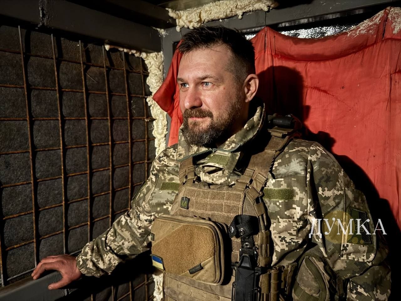 Главный сержант взвода 25 бригады Максим