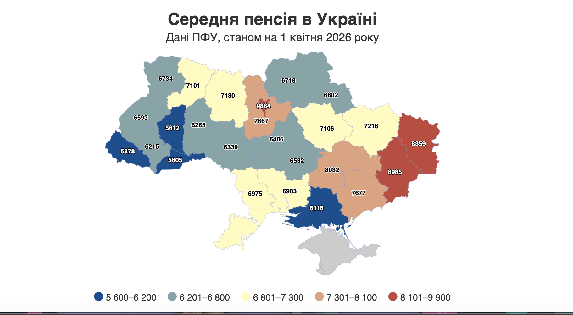 Де найбільше грошей отримують пенсіонери: Харківщина – у топ-10