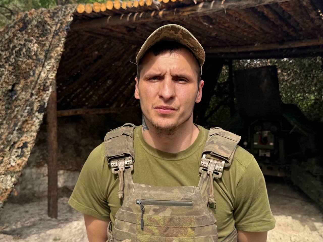 Наводчик орудия "Богдана-Б" 40 ОАБр Дмитрий / Фото: Думка