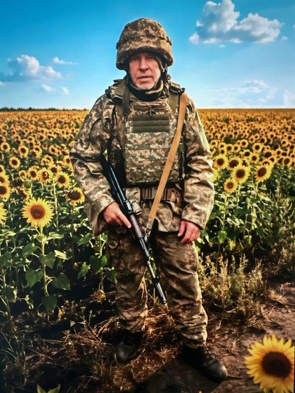 У Харківській області провели в останню путь вогнеметника, який загинув на фронті