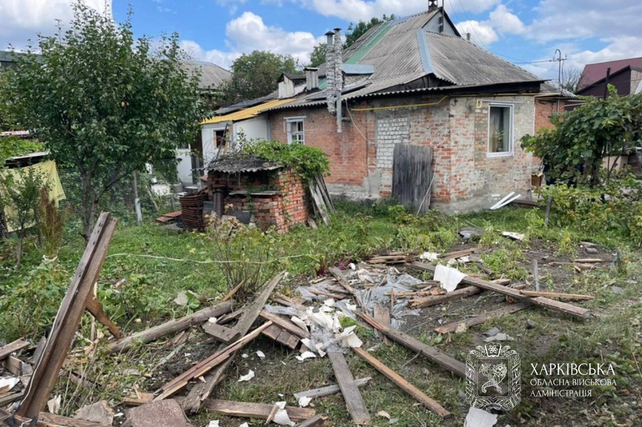 ОВА опублікувала фото з місця влучання реактивного "Шахеда" в Харкові