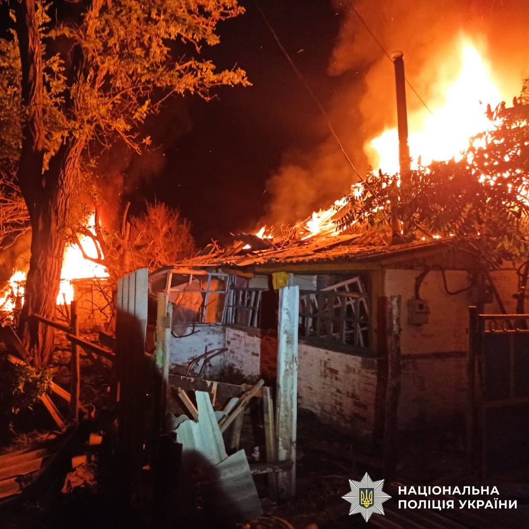 Поліція показала наслідки російських обстрілів Харківщини за добу
