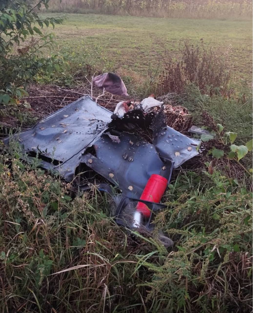 На Харківщині "Молнія" з FPV влучила у двір: що відомо
