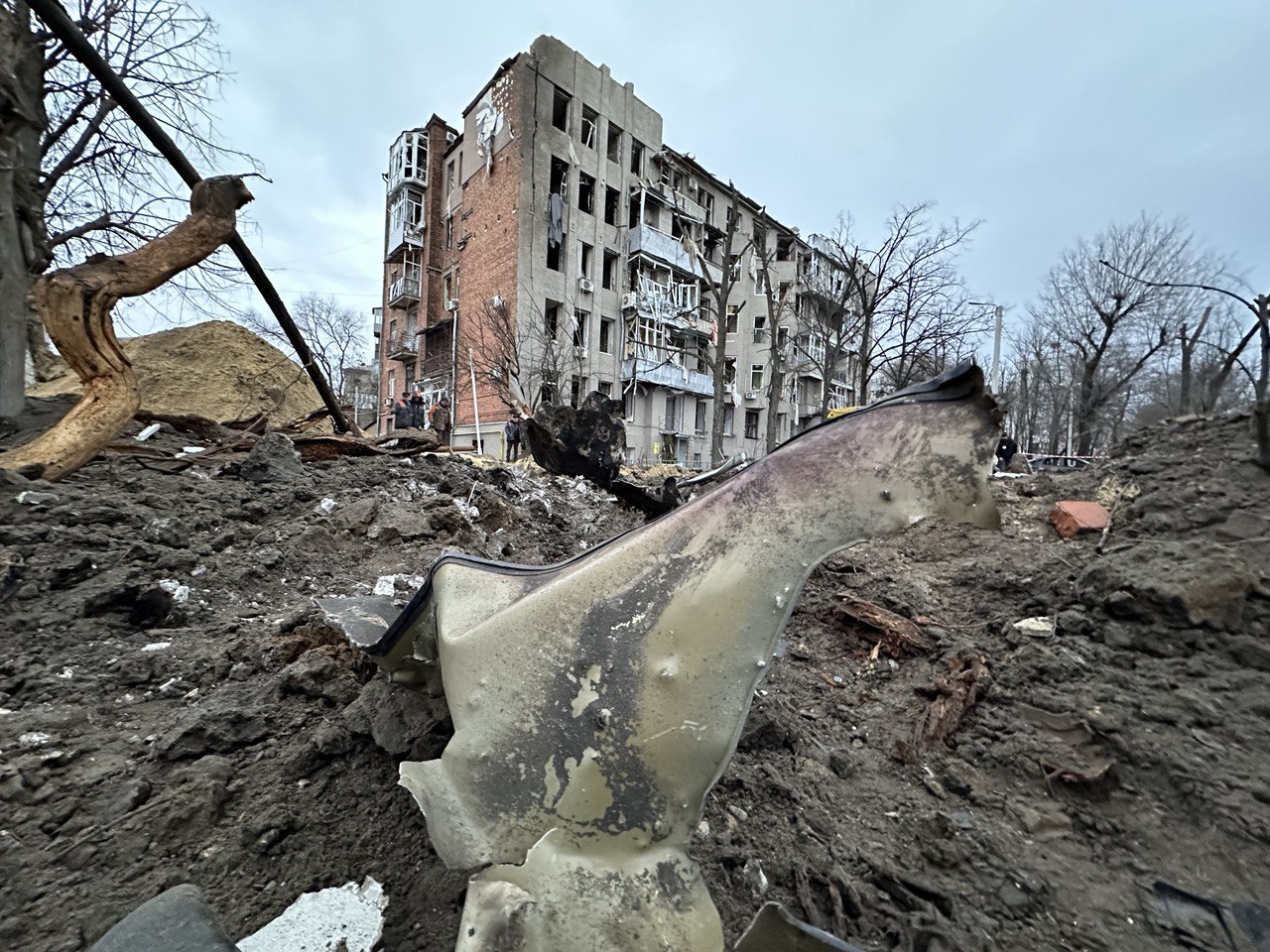 проспект Незалежності, 1, в Харкові, руйнування