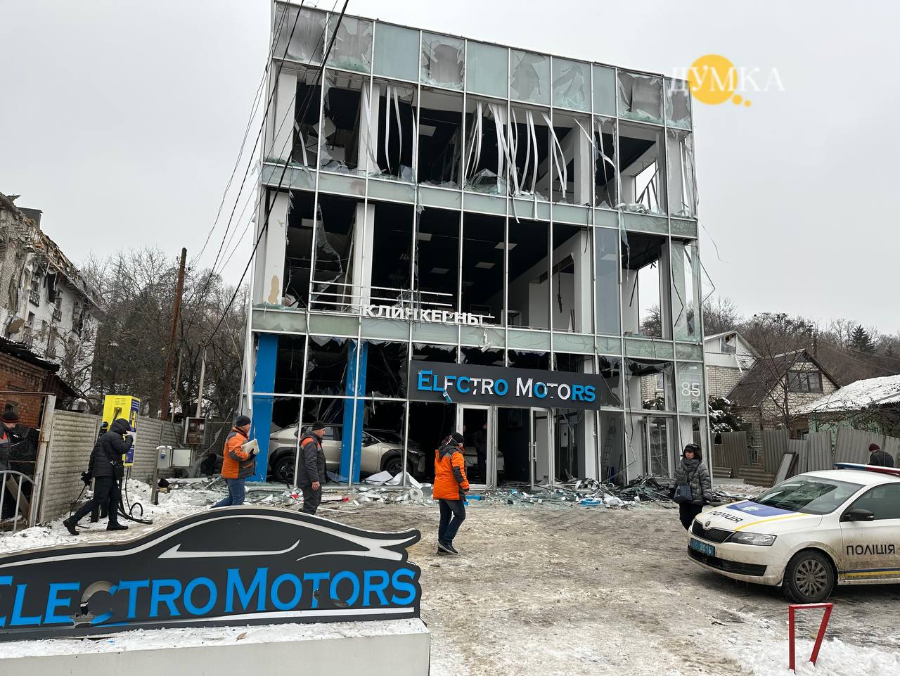 обстрел ракетами гостиницы в Харькове 10 января