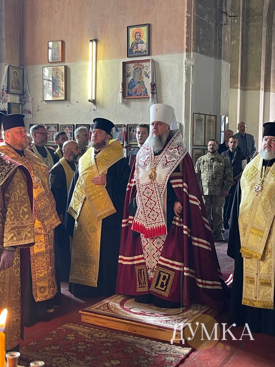 предстоятель ВЦУ, митрополит Эпифаний в Харькове