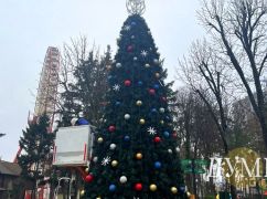 Центральний парк Харкова прикрашають до зимових свят (ФОТОРЕПОРТАЖ)