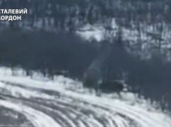 Пограничники уничтожили российский внедорожник в Харьковской области