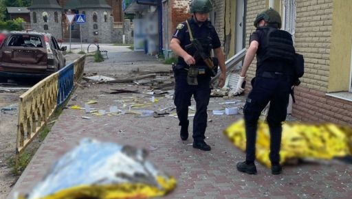 Полиция показала, как выглядит Богодухов после обстрела