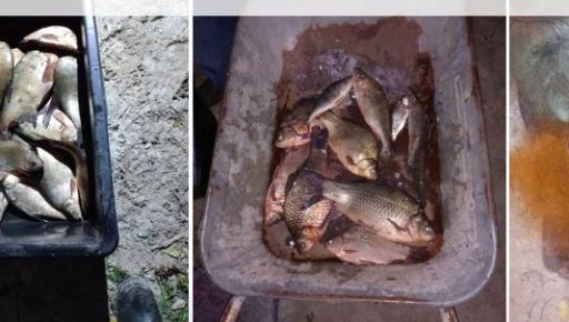 На Печенізькому водосховищі спіймали двох браконьєрів: наловили риби на 57 тис. грн