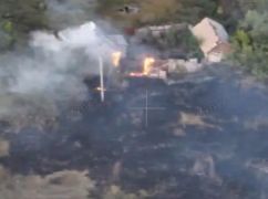 Окупанти зруйнували вщент будинок на Харківщині: фото з повітря