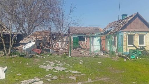 Армія рф завдала масованого удару дронами по селам на Харківщині: кадри з місця