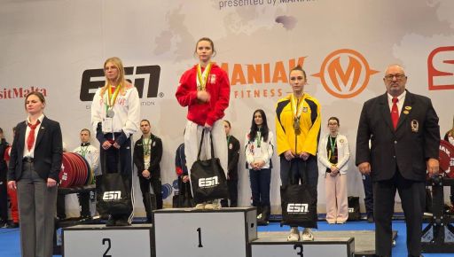 Юна спортсменка з Харкова стала бронзовою призеркою чемпіонату Європи з пауерліфтингу