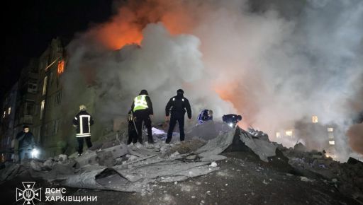 Патрульные показали, что происходило в первые минуты после ракетного удара по Харькову