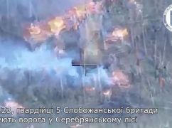 Харьковские гвардейцы показали, как уничтожают врага в Серебрянском лесу: Видео с линии фронта
