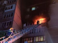 В Харькове горела многоэтажка: Молодую женщину эвакуировали с помощью автолетстницы