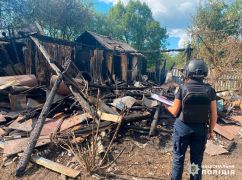 В Харьковской области полицейские показали последствия злосчастных российских обстрелов