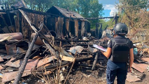 В Харьковской области полицейские показали последствия злосчастных российских обстрелов