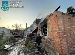 Появилось видео с места российского ракетного удара по Харькову