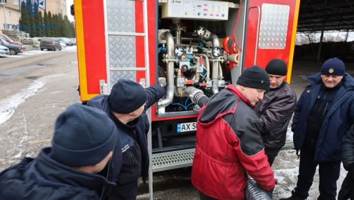 Харьковские спасатели осваивают новую пожарно-спасательную технику