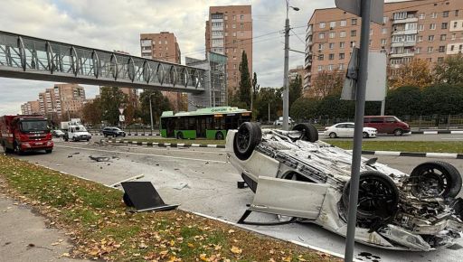 Внаслідок аварії з BMW у Харкові постраждав водій автівки