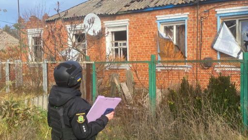 Полиция показала последствия российских обстрелов на Харьковщине, где погибли два человека