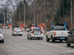 В Харькове прошел автопробег в память о погибших стражах порядка
