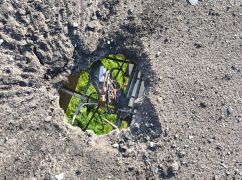 Россияне обстреляли наземный переход над железнодорожной станцией в Харьковской области