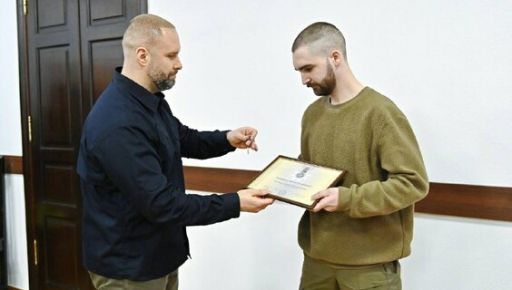Машинист "Харьковских тепловых сетей" получил орден "За мужество"
