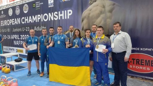 Харків'яни вибороли для України 11 золотих медалей на  чемпіонаті Європи з гирьового спорту