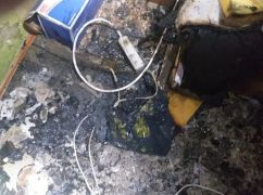 У Харкові на проспекті спалахнув будинок: Є постраждалий