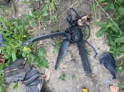 На Харківщині збили ворожий дрон: Кадри з місця