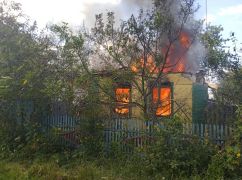 Обстрелы Харьковщины 12 июля: Есть раненый, разрушены дома, произошли пожары