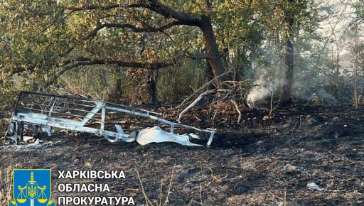 Подрыв комбайна в поле на Харьковщине: Ранение получил водитель