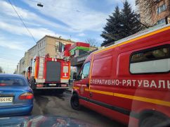 В центре Харькова произошел пожар