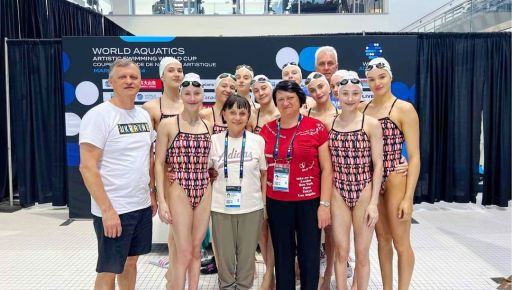 Харьковчанки взяли "золото" и "бронзу" на Кубке мира по артистическому плаванию