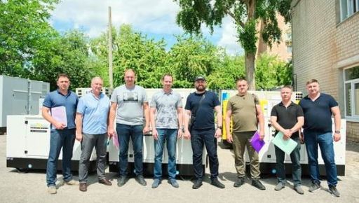 Німецькі партнери передали генератори та різноманітну допомогу для Харківщини
