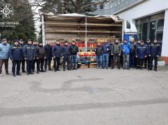 Харьковские спасатели получили большую партию помощи из Норвегии
