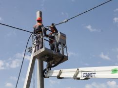 Харківобленерго відновило електропостачання в селищі Жуковського