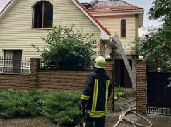 Частный дом горел в районе Новых Домов в Харькове