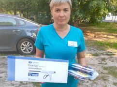 Львовские врачи подарили своим харьковским коллегам из ОДКБ №1 дорогой медицинский аппарат