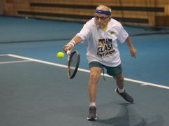 Найстаріший тенісист світу з Харкова зіграв на благодійному матчі Australian Open