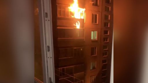 Ночью в Харькове горел дом: жителей пришлось эвакуировать